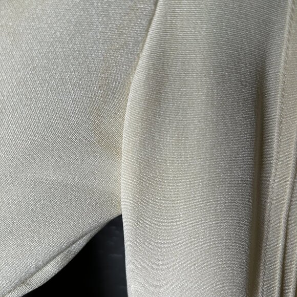 Gorgeous Vintage 70s Carson Pirie Scott Chicago Crepe Lace Wedding Prairie Dress - Picture 16 of 16